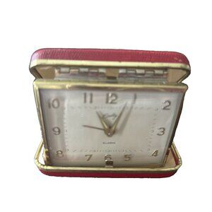 Bradley Hand Wind Up Travel Alarm Clock Vintage “Japan” Tested Working-*READ*